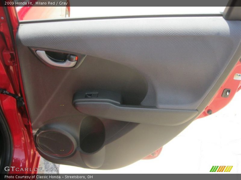 Milano Red / Gray 2009 Honda Fit