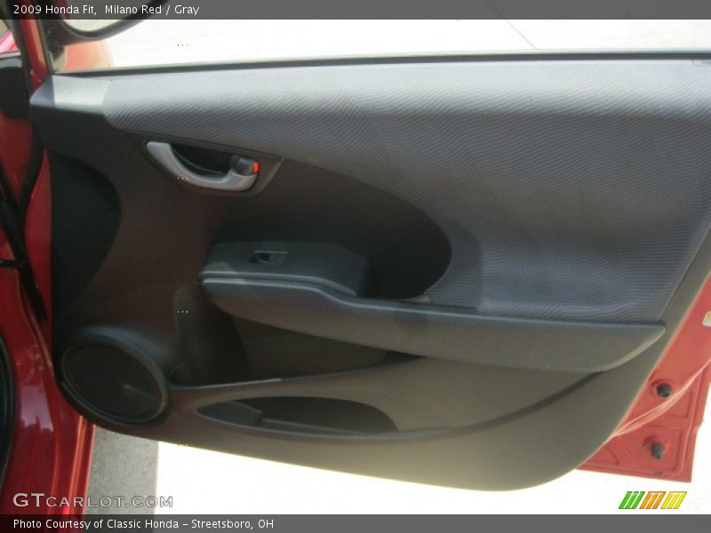 Milano Red / Gray 2009 Honda Fit
