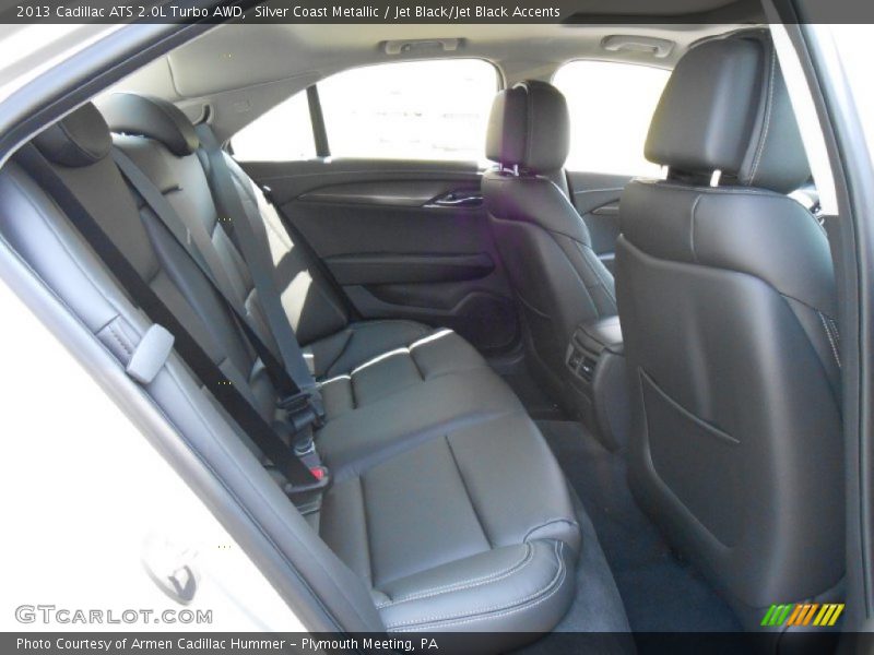 Silver Coast Metallic / Jet Black/Jet Black Accents 2013 Cadillac ATS 2.0L Turbo AWD