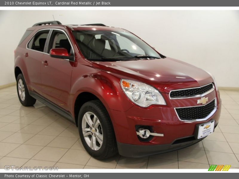 Cardinal Red Metallic / Jet Black 2010 Chevrolet Equinox LT