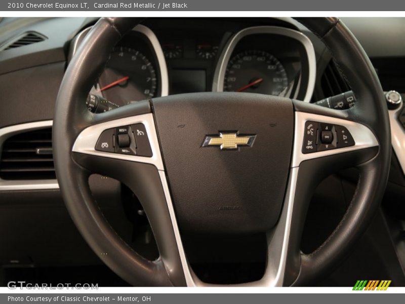 Cardinal Red Metallic / Jet Black 2010 Chevrolet Equinox LT
