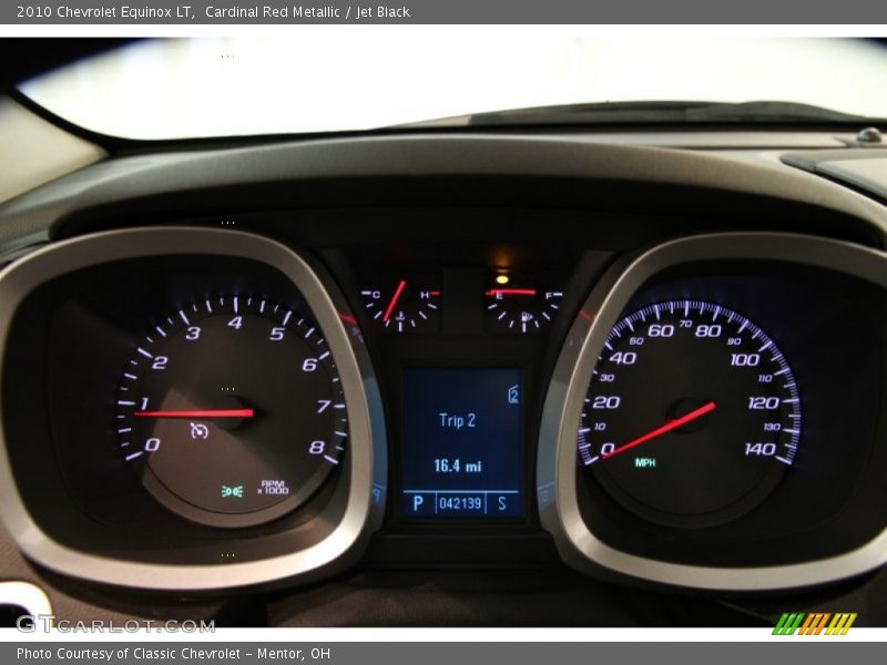 Cardinal Red Metallic / Jet Black 2010 Chevrolet Equinox LT