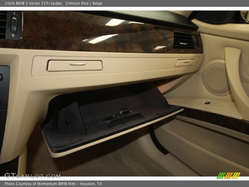 Crimson Red / Beige 2009 BMW 3 Series 335i Sedan