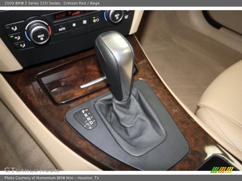 Crimson Red / Beige 2009 BMW 3 Series 335i Sedan