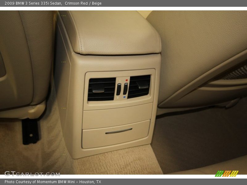 Crimson Red / Beige 2009 BMW 3 Series 335i Sedan