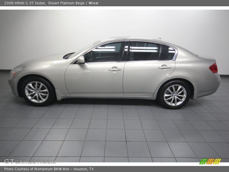Desert Platinum Beige / Wheat 2008 Infiniti G 35 Sedan