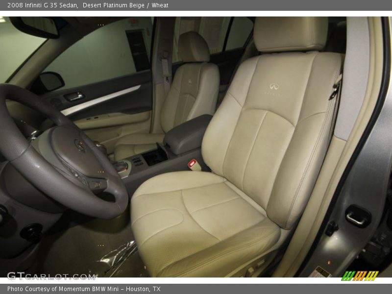 Desert Platinum Beige / Wheat 2008 Infiniti G 35 Sedan