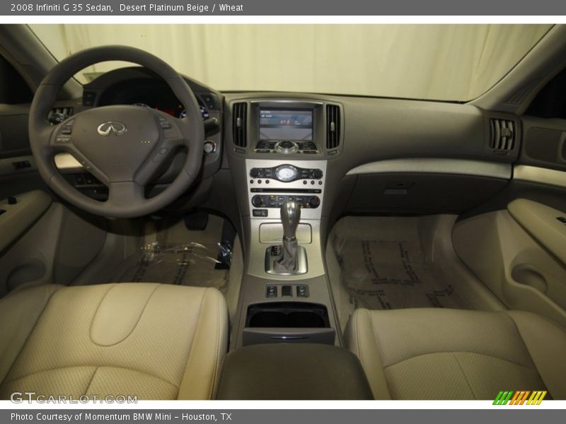 Desert Platinum Beige / Wheat 2008 Infiniti G 35 Sedan