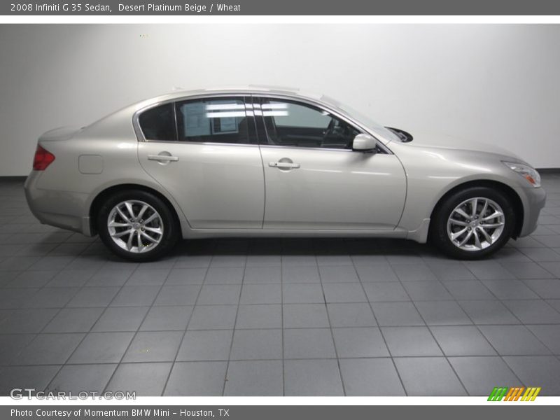 Desert Platinum Beige / Wheat 2008 Infiniti G 35 Sedan