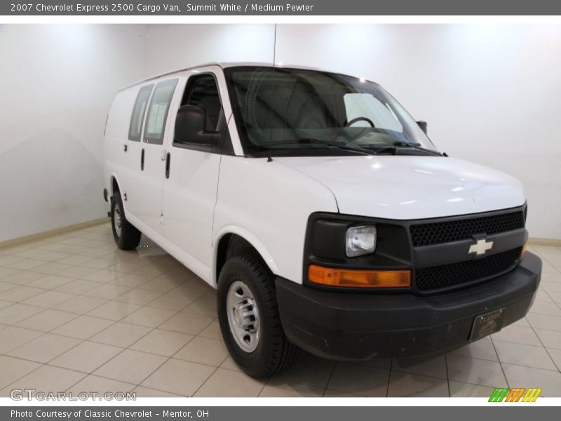 Summit White / Medium Pewter 2007 Chevrolet Express 2500 Cargo Van