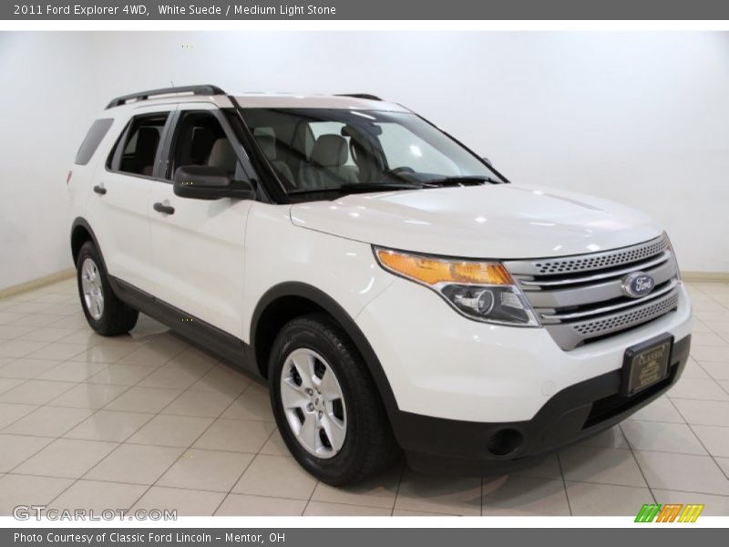 White Suede / Medium Light Stone 2011 Ford Explorer 4WD