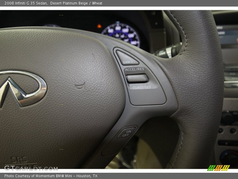 Desert Platinum Beige / Wheat 2008 Infiniti G 35 Sedan