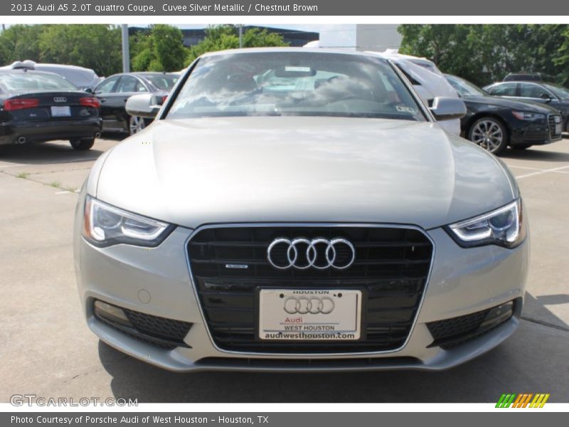 Cuvee Silver Metallic / Chestnut Brown 2013 Audi A5 2.0T quattro Coupe