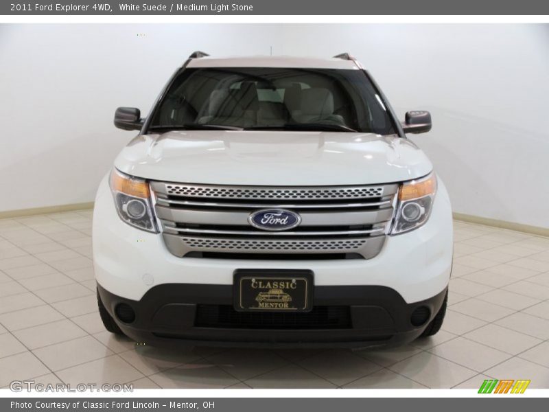 White Suede / Medium Light Stone 2011 Ford Explorer 4WD