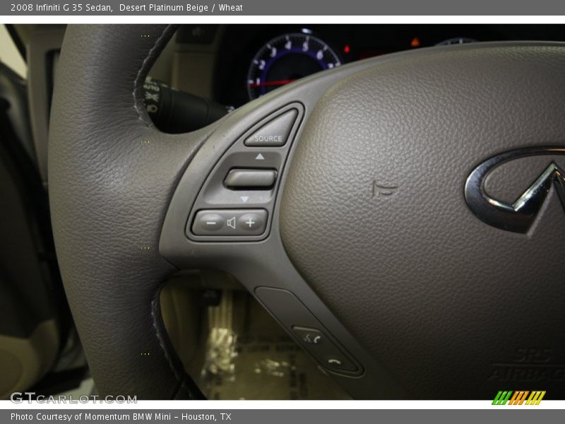 Desert Platinum Beige / Wheat 2008 Infiniti G 35 Sedan