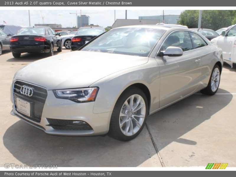 Cuvee Silver Metallic / Chestnut Brown 2013 Audi A5 2.0T quattro Coupe
