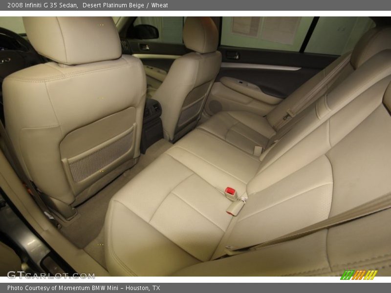 Desert Platinum Beige / Wheat 2008 Infiniti G 35 Sedan