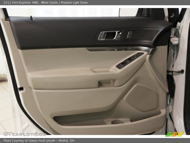 White Suede / Medium Light Stone 2011 Ford Explorer 4WD