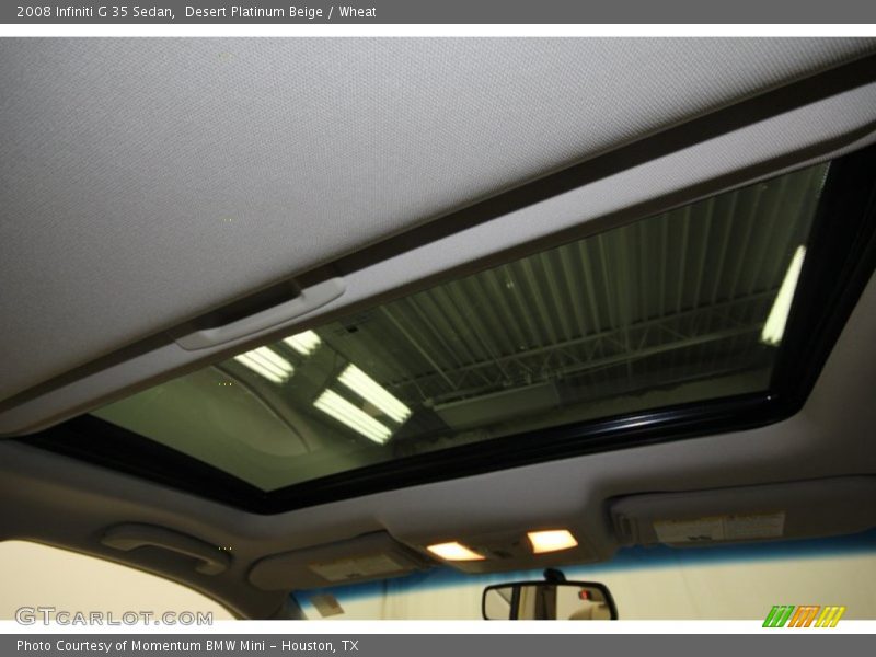 Desert Platinum Beige / Wheat 2008 Infiniti G 35 Sedan