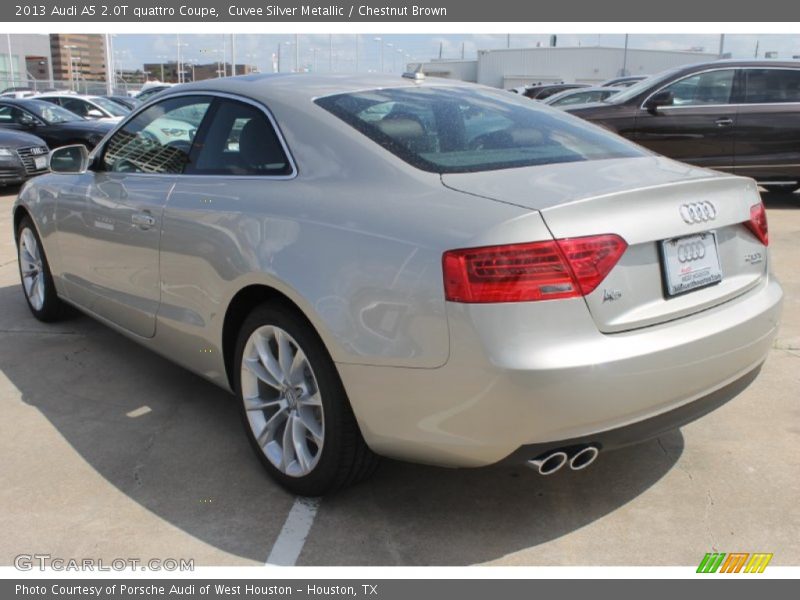 Cuvee Silver Metallic / Chestnut Brown 2013 Audi A5 2.0T quattro Coupe