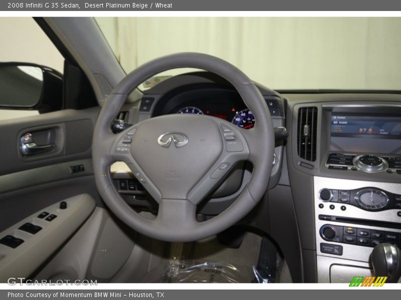 Desert Platinum Beige / Wheat 2008 Infiniti G 35 Sedan