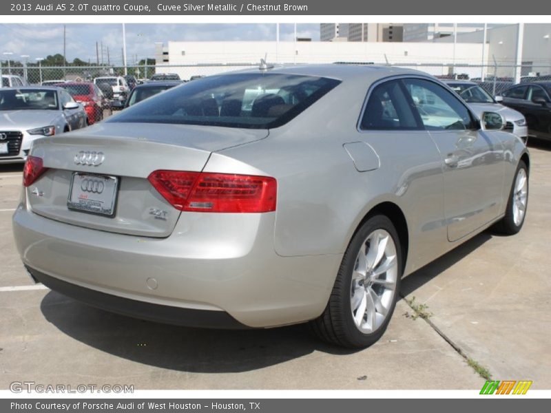 Cuvee Silver Metallic / Chestnut Brown 2013 Audi A5 2.0T quattro Coupe