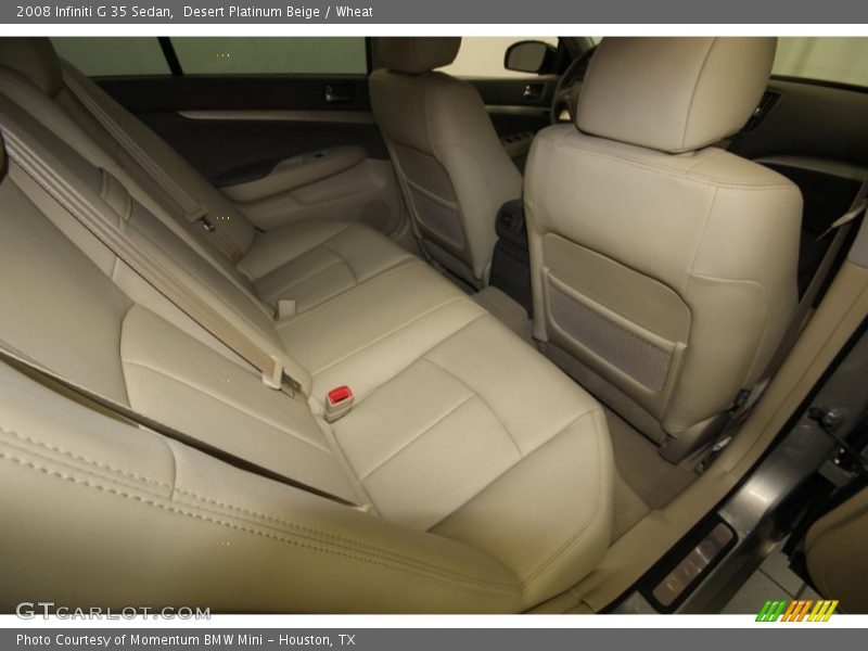 Desert Platinum Beige / Wheat 2008 Infiniti G 35 Sedan