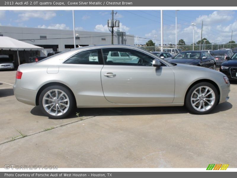 Cuvee Silver Metallic / Chestnut Brown 2013 Audi A5 2.0T quattro Coupe