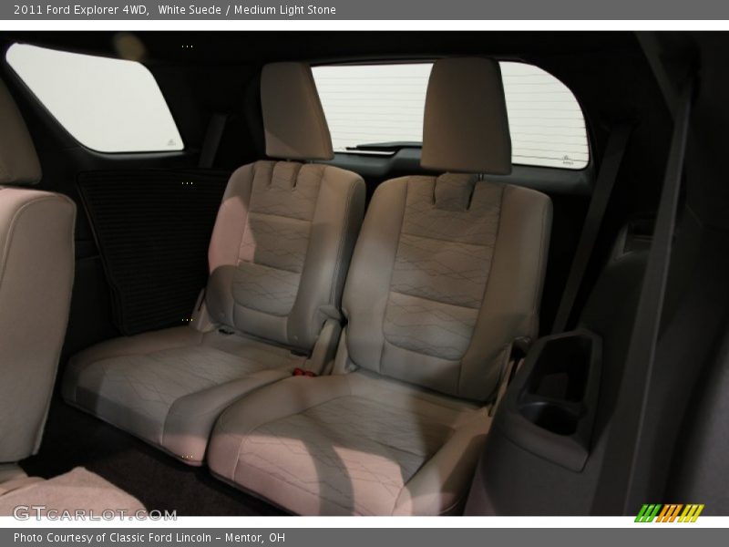 White Suede / Medium Light Stone 2011 Ford Explorer 4WD