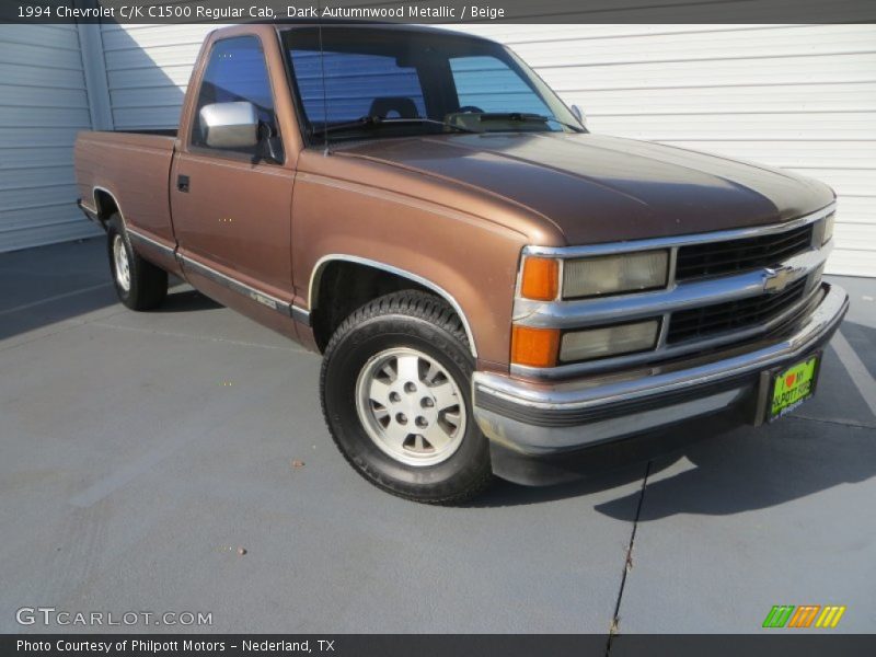 Dark Autumnwood Metallic / Beige 1994 Chevrolet C/K C1500 Regular Cab