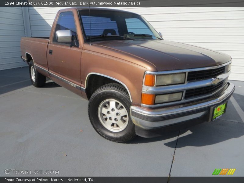 Dark Autumnwood Metallic / Beige 1994 Chevrolet C/K C1500 Regular Cab