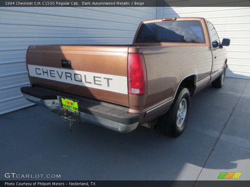 Dark Autumnwood Metallic / Beige 1994 Chevrolet C/K C1500 Regular Cab