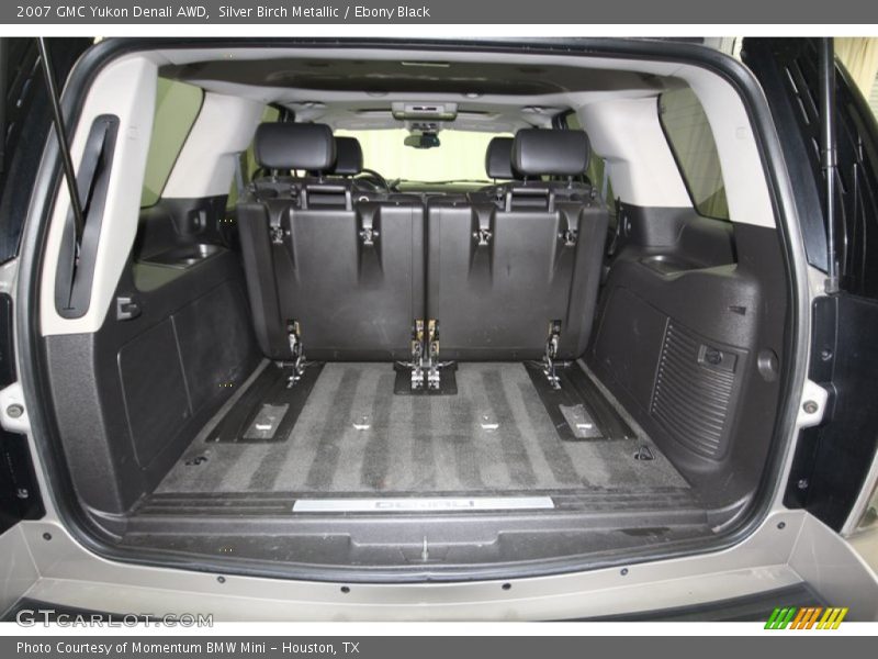 Silver Birch Metallic / Ebony Black 2007 GMC Yukon Denali AWD