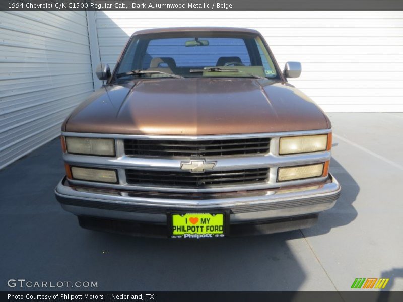 Dark Autumnwood Metallic / Beige 1994 Chevrolet C/K C1500 Regular Cab