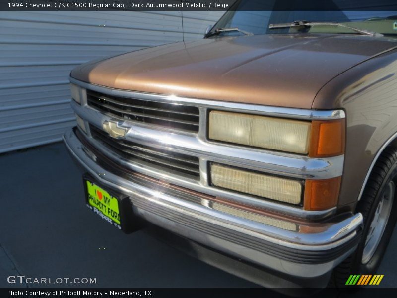 Dark Autumnwood Metallic / Beige 1994 Chevrolet C/K C1500 Regular Cab