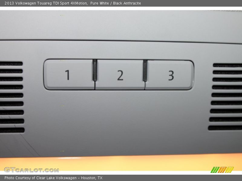 Pure White / Black Anthracite 2013 Volkswagen Touareg TDI Sport 4XMotion