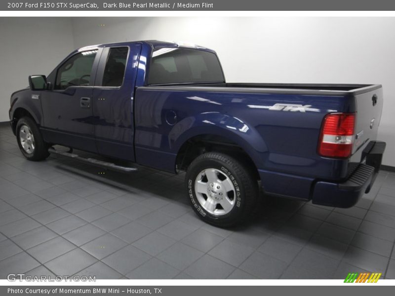 Dark Blue Pearl Metallic / Medium Flint 2007 Ford F150 STX SuperCab