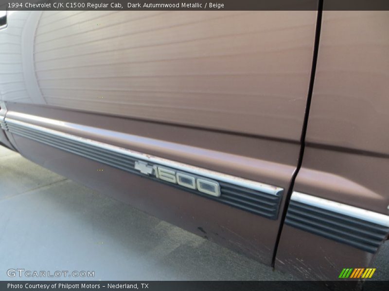 Dark Autumnwood Metallic / Beige 1994 Chevrolet C/K C1500 Regular Cab
