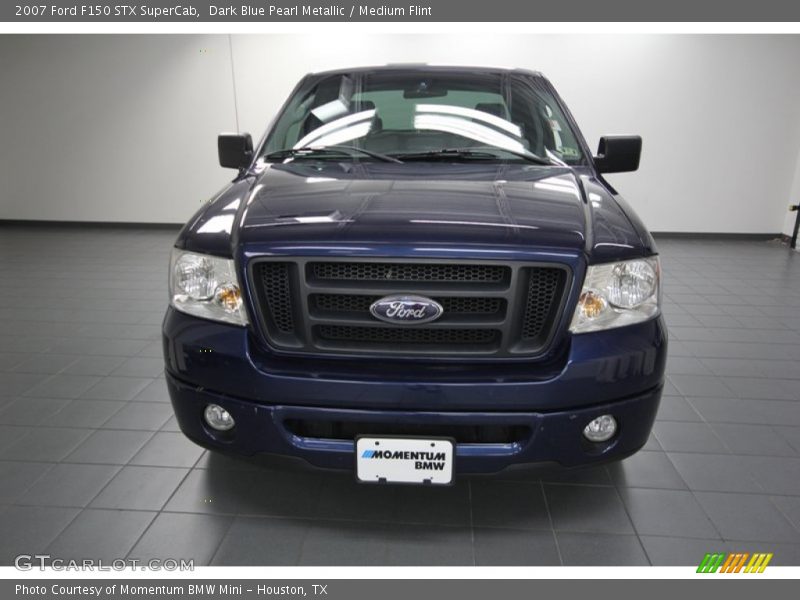 Dark Blue Pearl Metallic / Medium Flint 2007 Ford F150 STX SuperCab