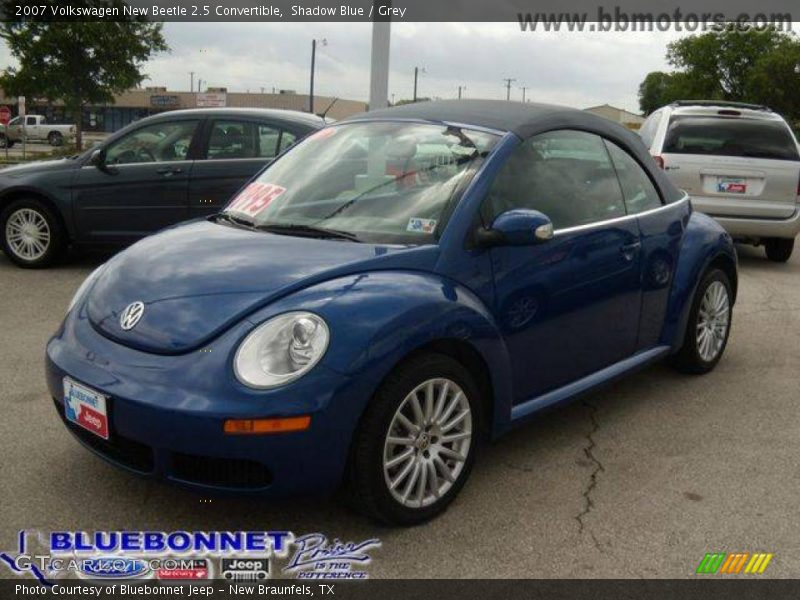 Shadow Blue / Grey 2007 Volkswagen New Beetle 2.5 Convertible