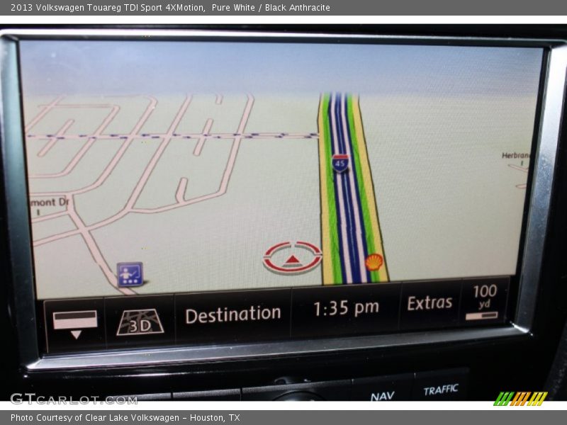 Pure White / Black Anthracite 2013 Volkswagen Touareg TDI Sport 4XMotion