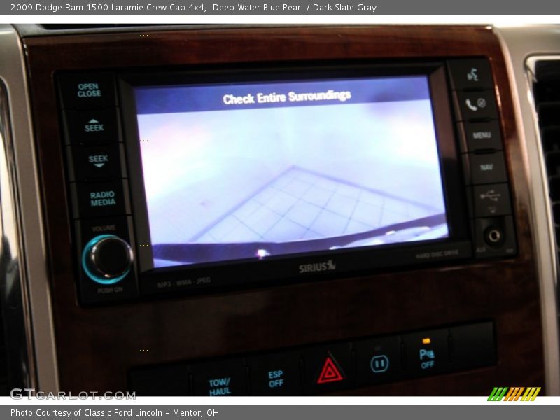 Deep Water Blue Pearl / Dark Slate Gray 2009 Dodge Ram 1500 Laramie Crew Cab 4x4