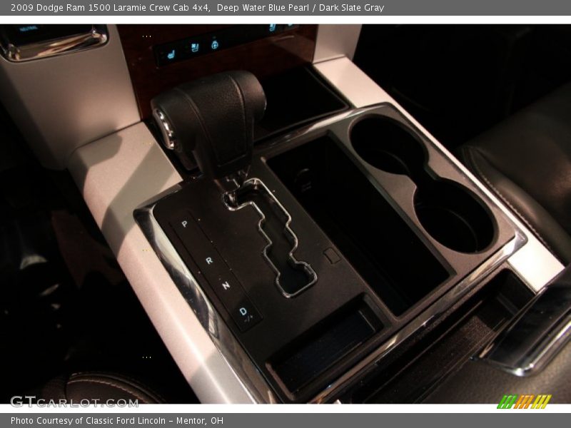 Deep Water Blue Pearl / Dark Slate Gray 2009 Dodge Ram 1500 Laramie Crew Cab 4x4