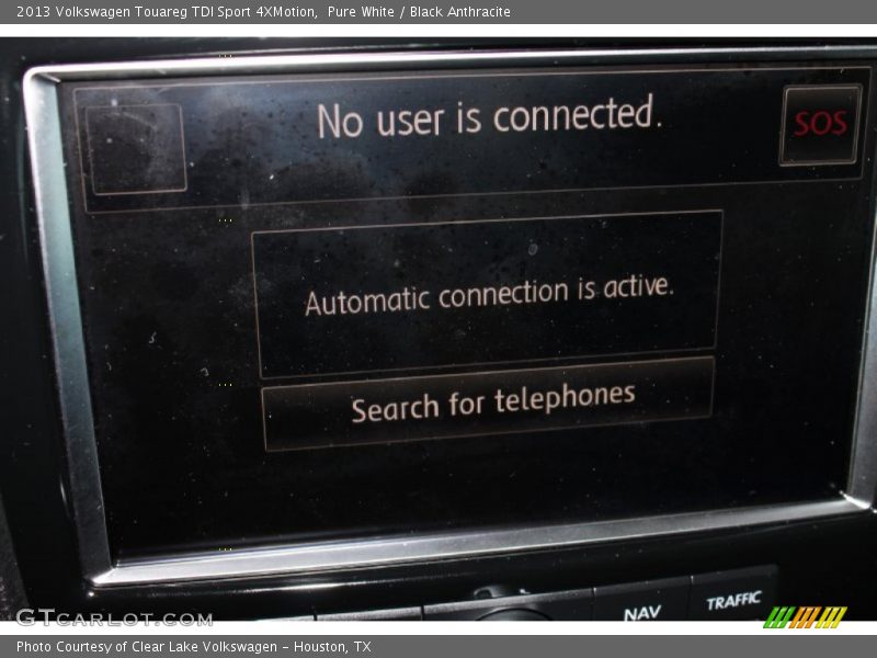 Pure White / Black Anthracite 2013 Volkswagen Touareg TDI Sport 4XMotion