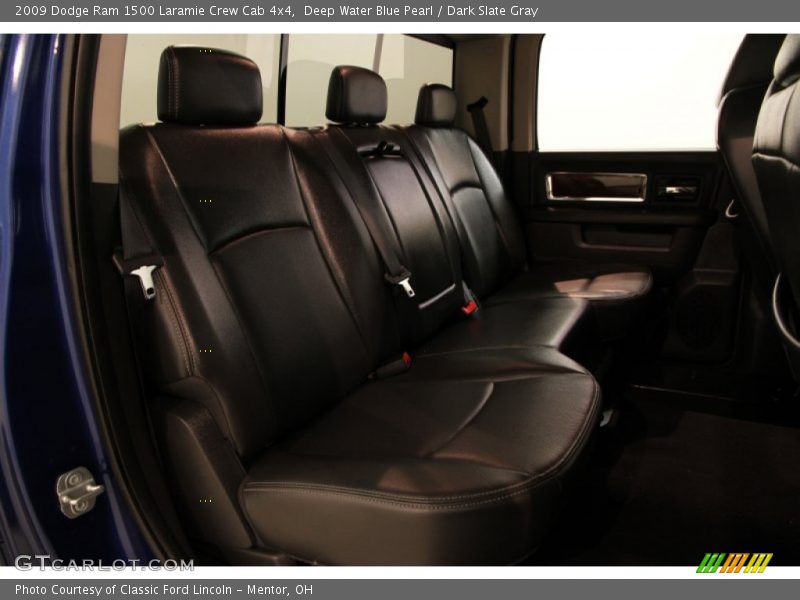 Deep Water Blue Pearl / Dark Slate Gray 2009 Dodge Ram 1500 Laramie Crew Cab 4x4