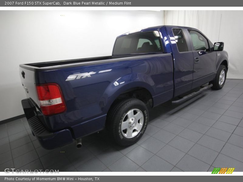 Dark Blue Pearl Metallic / Medium Flint 2007 Ford F150 STX SuperCab