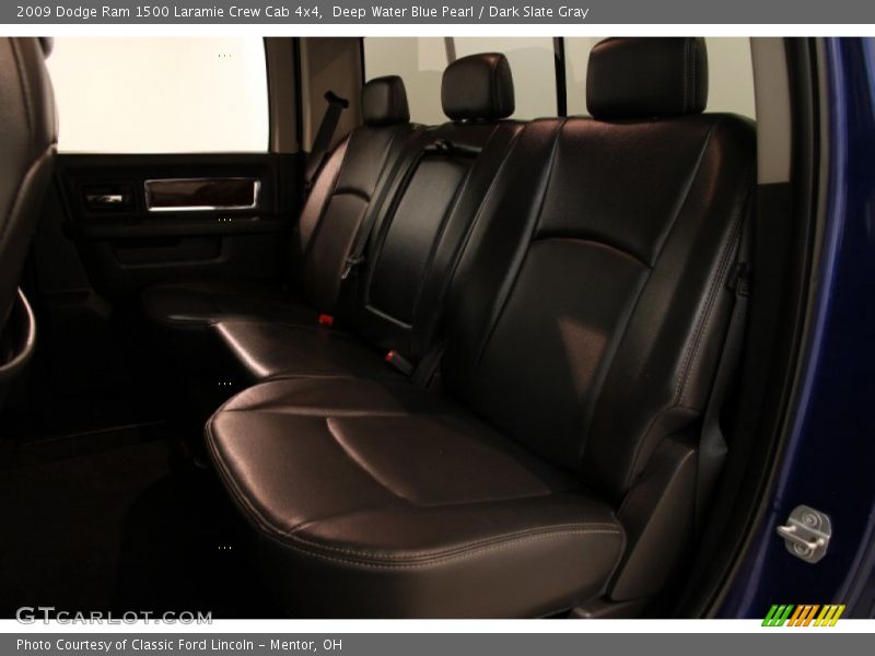 Deep Water Blue Pearl / Dark Slate Gray 2009 Dodge Ram 1500 Laramie Crew Cab 4x4