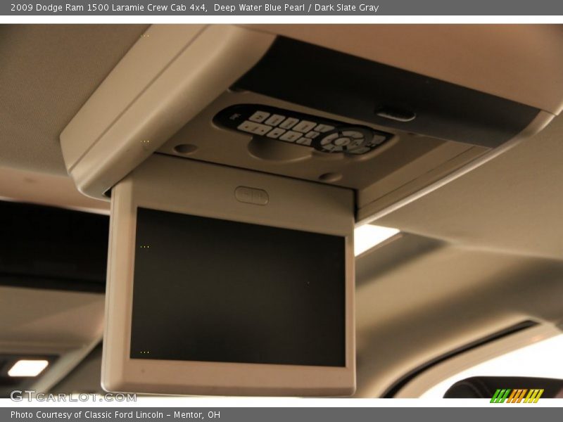 Deep Water Blue Pearl / Dark Slate Gray 2009 Dodge Ram 1500 Laramie Crew Cab 4x4