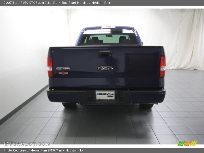 Dark Blue Pearl Metallic / Medium Flint 2007 Ford F150 STX SuperCab