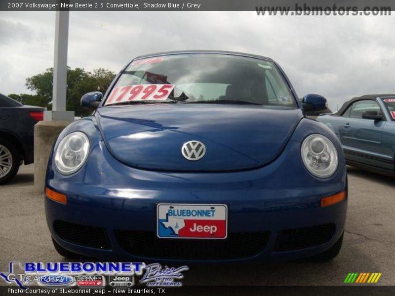 Shadow Blue / Grey 2007 Volkswagen New Beetle 2.5 Convertible